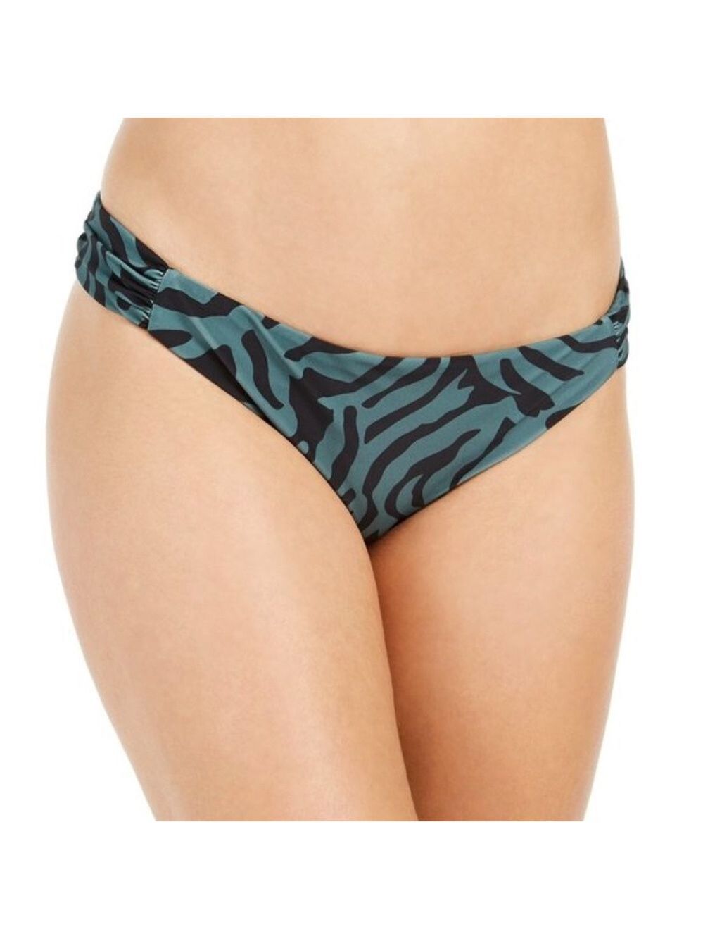Bar III Zebra Print Hipster Bikini Swim Bottoms